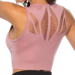 Women's Solid Quick Dry Running Gym Yoga Tank Top