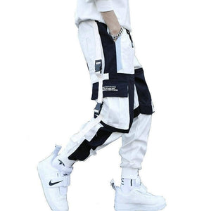 Streetwear Men's Multi Pockets Cargo Harem Pants Hip Hop Casual Male Track Pants Joggers Trousers Fashion Harajuku Men Pants