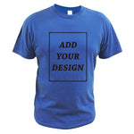 EU Size 100% Cotton Custom T Shirt Make Your Design Logo Text Men Women Print Original Design High Quality Gifts Tshirt