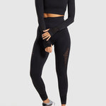 Women Dry Fit Workout Sportswear Yoga Set