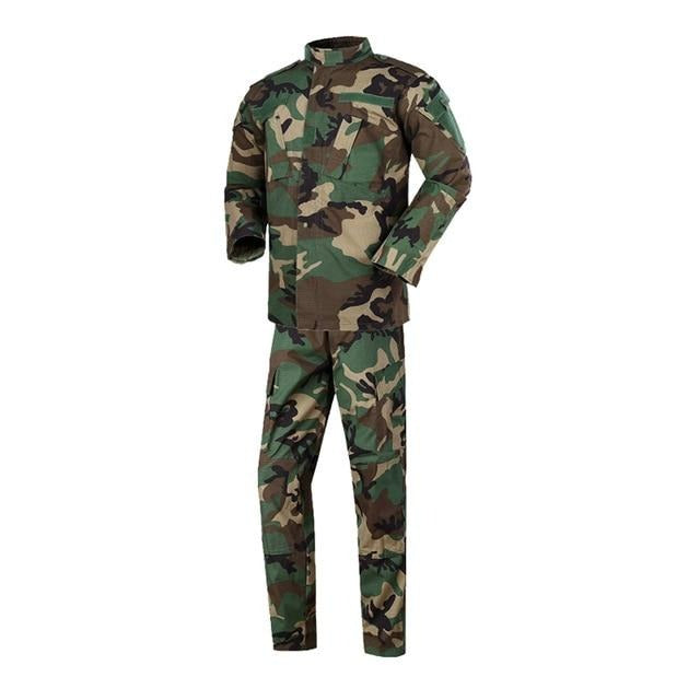 Military Uniform Camouflage Tactical Clothing Combat Suit Men Army Special Forces Airsoft Militar Soldier Coat+Pant Set Maxi XS-