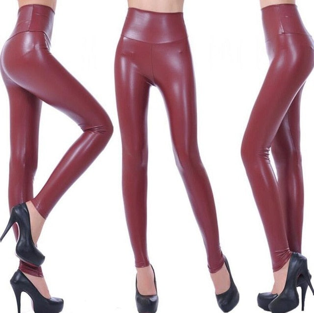 YSDNCHI Sexy Legging Punk Black Skinny Pants Fashion High Waist Stretch Push Up Leggins