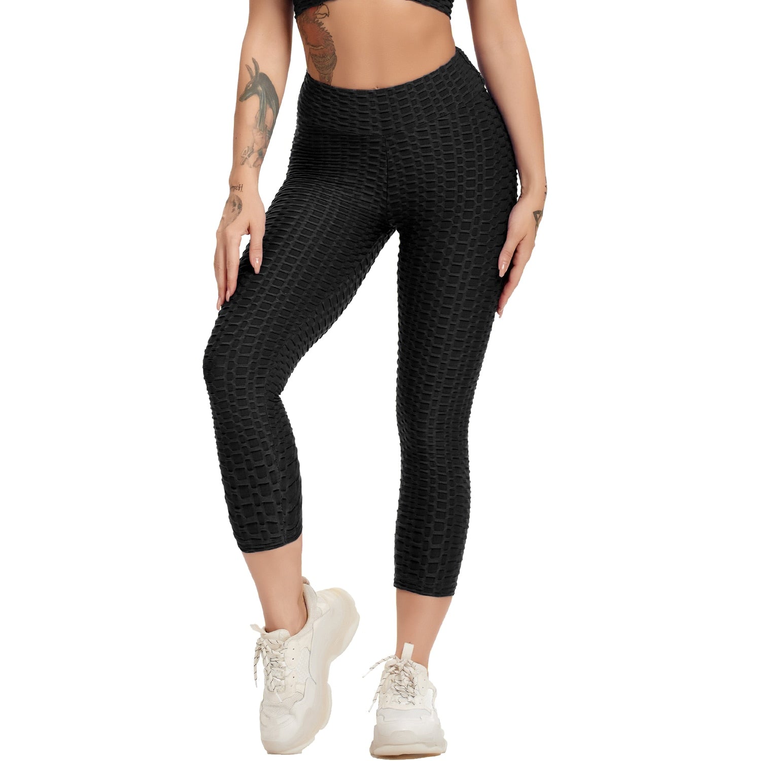 Women's High Waist Capris Yoga Pants