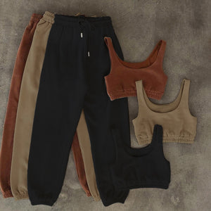 Women Autumn Casual Two Piece Set Tracksuit