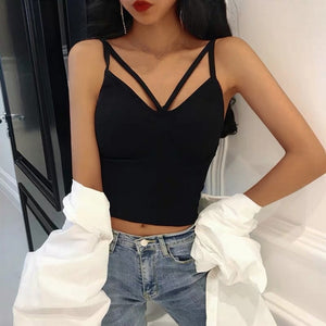 Women's Seamless Gym Tank Crop Top