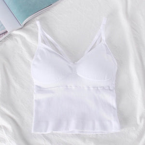 Women's Seamless Gym Tank Crop Top