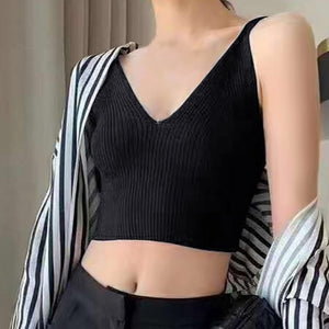 Women's Seamless Gym Tank Crop Top