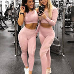 Women Dry Fit Workout Sportswear Yoga Set