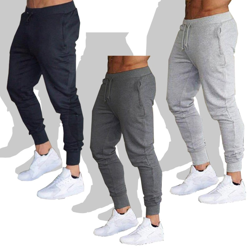 New Men's Sport Running Cotton Trackpants