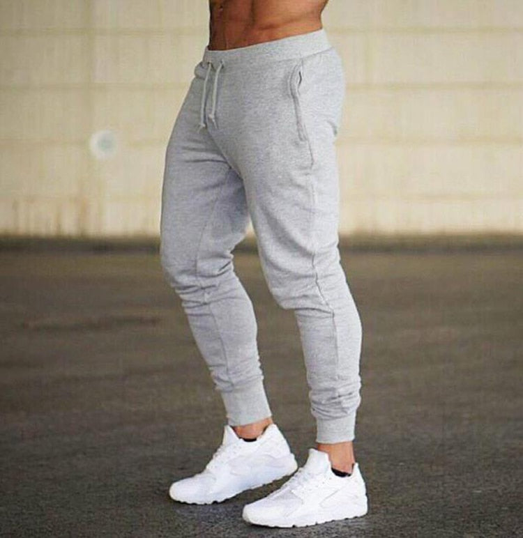 New Men's Sport Running Cotton Trackpants