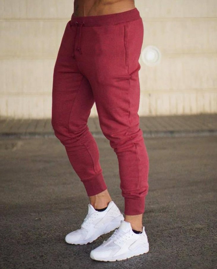 New Men's Sport Running Cotton Trackpants